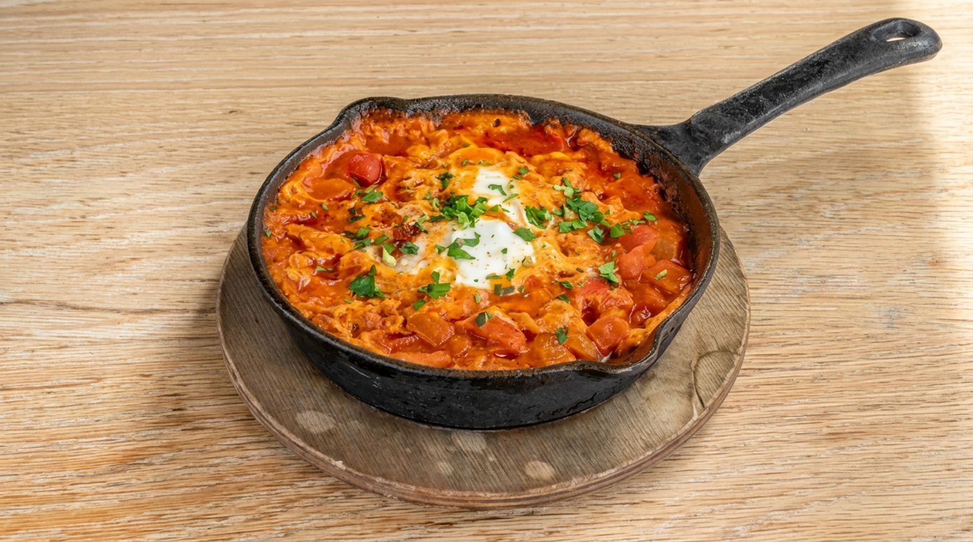 Shakshuka and Israeli breakfast