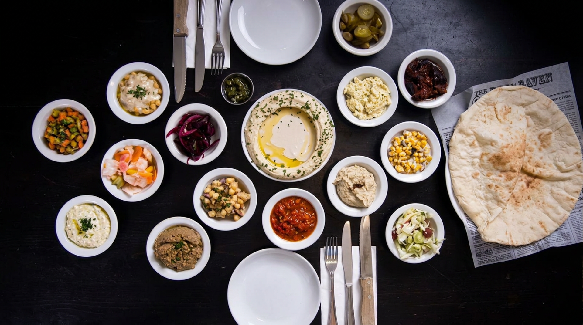 Tarzana's Israeli table, in the press