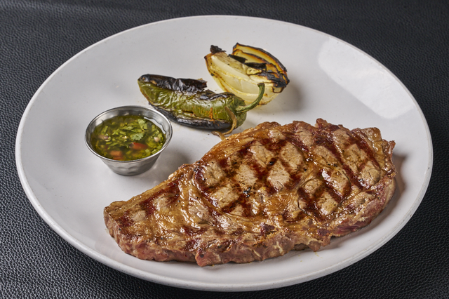 Rib Eye Steak.
