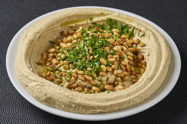 Pine Nut Hummus.