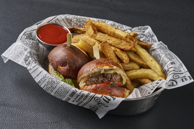 Kids Beef Sliders.