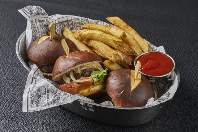 Angus Beef Sliders.