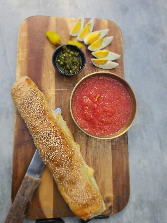 Cheese Borekas Platter.