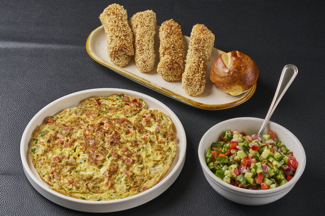 Eggs & Salad.